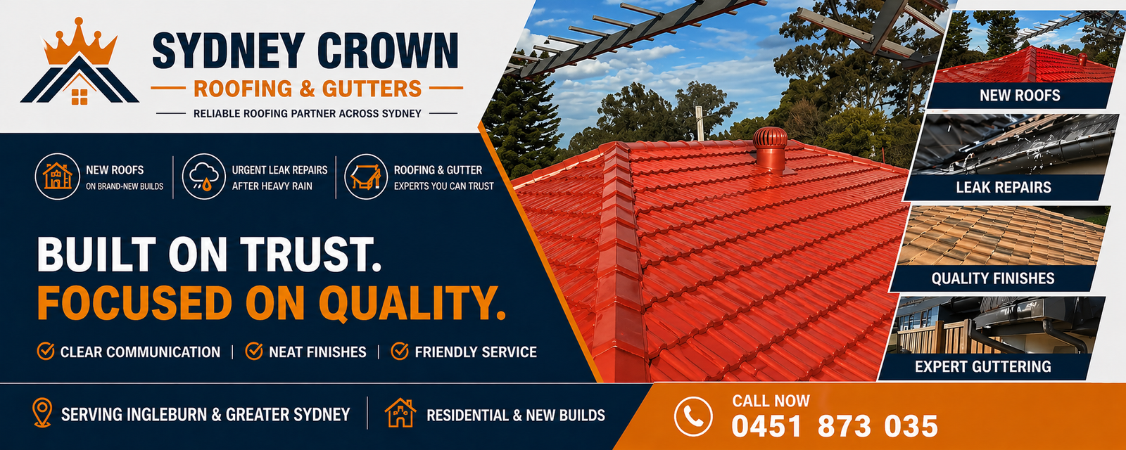 Roof Repair and Gutter Cleaning in Parramatta, Sydney NSW