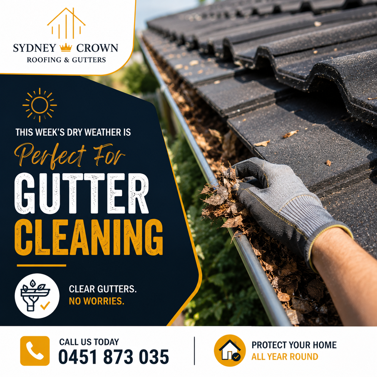 Gutter Cleaning and Installation in Macquarie Links & Ingleburn, NSW