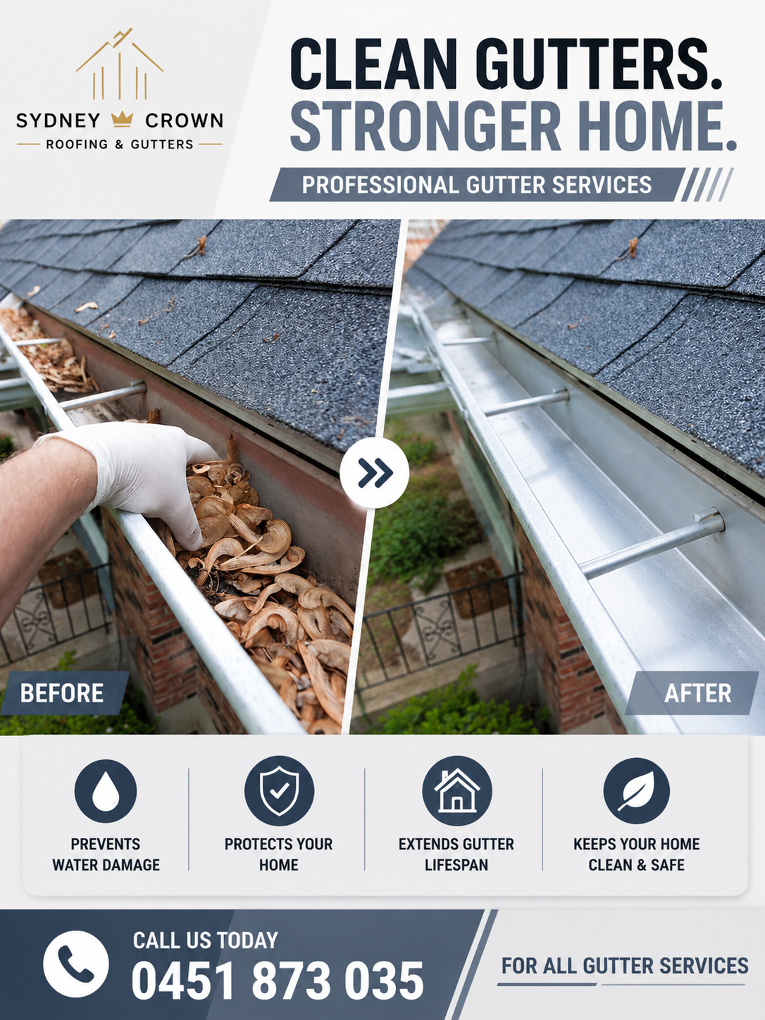 Roof Gutter Repair and Replacement Near Me in Sydney