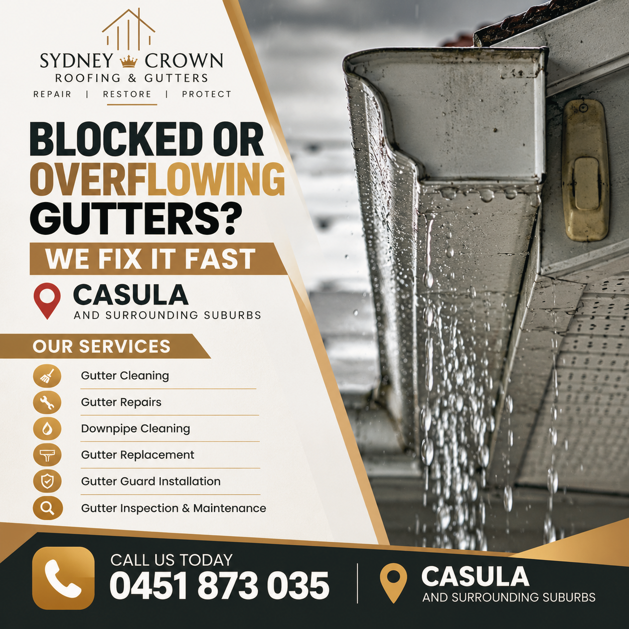 Professional Gutter Cleaning in Casula, NSW: Protect Your Home from Water Damage